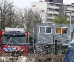 Brandweer aanwezig bij mogelijke brand AZC