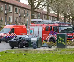 Twee gewonden bij ernstig ongeval op kruising