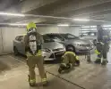 Brandweer ingezet voor lekkende auto in parkeergarage