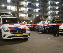 Plaats delict ingericht na explosie in geparkeerde auto