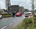 Fietser en auto in botsing op kruising