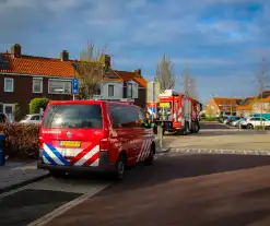 Onderzoek naar gaslucht in keuken van woning