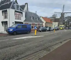 Schade door kettingbotsing met vier voertuigen