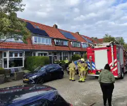 Brandweer controleert meterkast op mogelijke brand