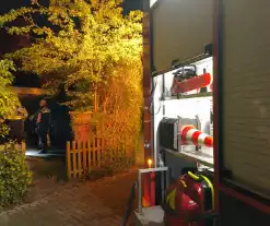 Schoorsteenbrand onbereikbaar voor ladderwagen door nauwe straat