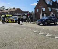 Ligfietser gewond bij aanrijding met personenauto