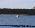 Zeilboot gezonken op Veerse meer