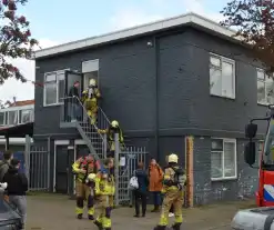 Brandweer controleer woning op brand