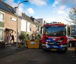 Gasleiding provisorische gedicht door brandweer