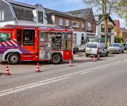 Gasleiding geraakt bij graafwerkzaamheden in woning