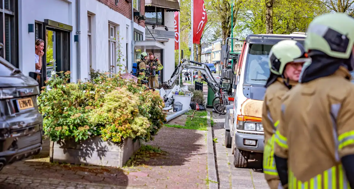 Gasleiding geraakt bij graafwerkzaamheden in woning - Foto 4