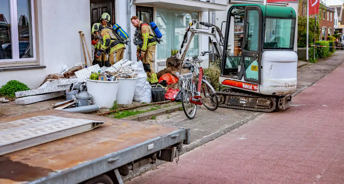 Gasleiding geraakt bij graafwerkzaamheden in woning - Foto 9