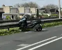 Gewonde bij ongeval tussen auto en motorscooter