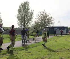 Politiehelikopter en veel hulpdiensten aanwezig voor valse melding