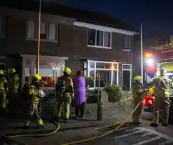 Brandweer aanwezig door rook uit de oven