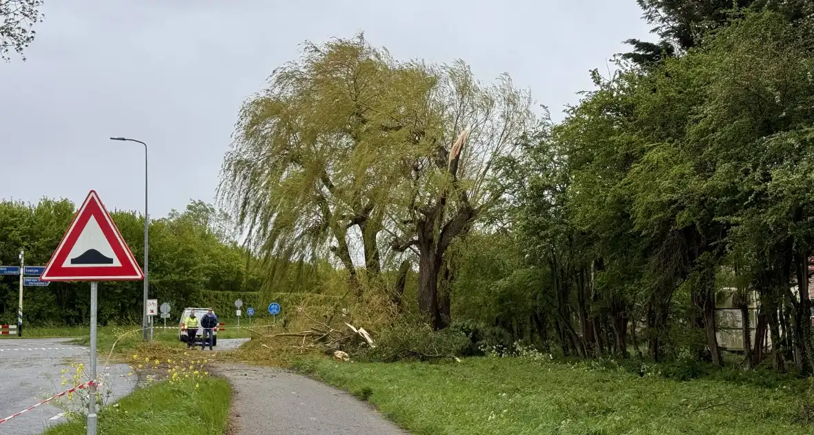 Brandweer assisteert bij stormschade aan boom - Foto 8