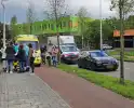 Persoon komt hard ten val met fiets