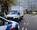 Scooterrijder in botsing met bakwagen