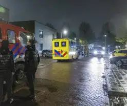 De EOD doet onderzoek naar het verdachte voorwerp