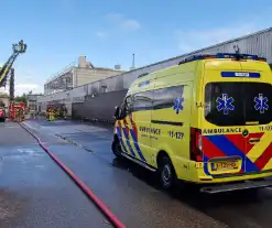 Gewonde bij brand in machine van fabriek