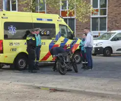 Fatbiker en automobilist in botsing