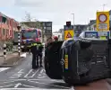 Automobilist gelanceerd na botsing met bussluis