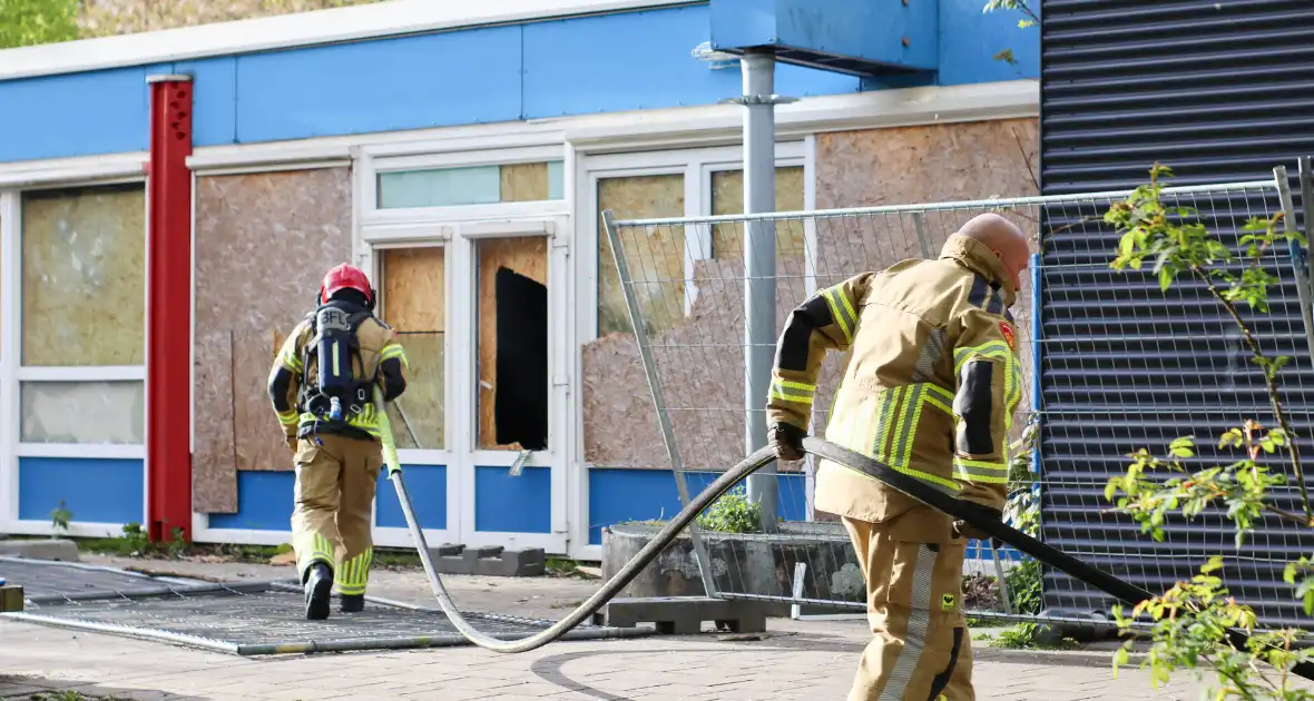 Inbraak en brandstichting in leegstaand schoolgebouw