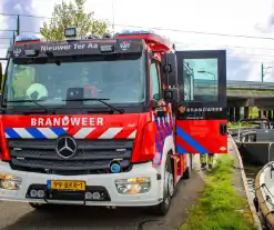 Brand motorcompartiment van sloep