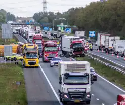 Meerdere gewonden bij aanrijding tussen drie vrachtwagens