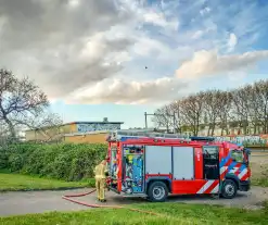 Brandstichting in leegstaand gebouw