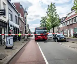 Fietser gewond bij aanrijding met stadsbus