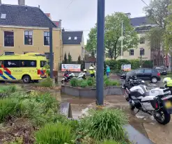 Fietser raakt gewond bij aanrijding