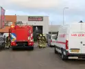 Brand bij autoschade herstelbedrijf