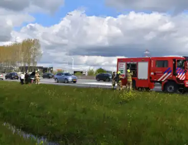 Brand in motorcompartiment snel onder controle