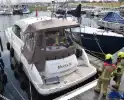 Rookontwikkeling op motorboot in jachthaven zorgt voor brandweerinzet