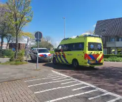 Fietser gewond na val van fiets