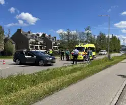 Ongeval tussen twee personenauto's door voorrangsfout