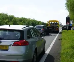 Flinke verkeerschaos na kettingbotsing