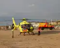Veel hulpdiensten ingezet voor medische noodsituatie op strand