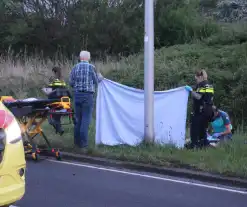 Motorrijder ernstig gewond na eenzijdig ongeval