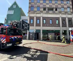 Grote brand in Q-Park parkeergarage