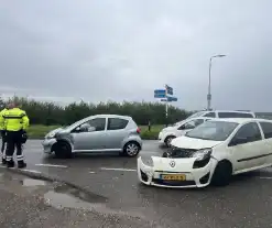 Flinke schade op kruising na ongeval