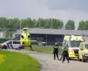 Traumateam ingezet voor motorrijder die uit bocht vliegt