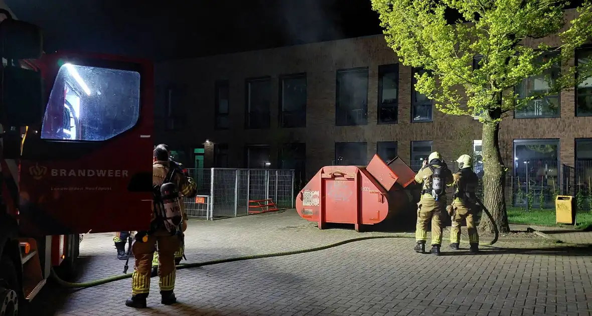 Wederom container in brand - Foto 5