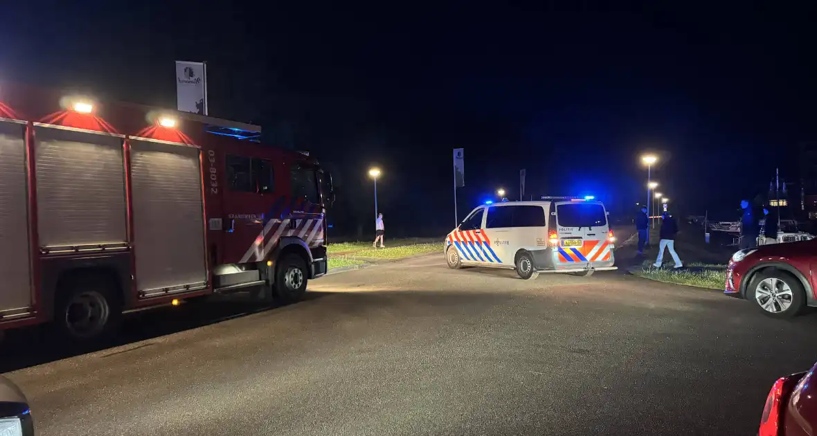 Grote brand op terrein van Nienoord