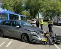 Motorrijder gewond bij harde botsing met automobilist