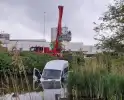 Rolstoelbus te water na aanrijding