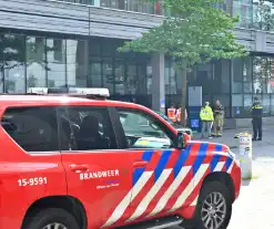 Brand in pand van ministerie van Financiën