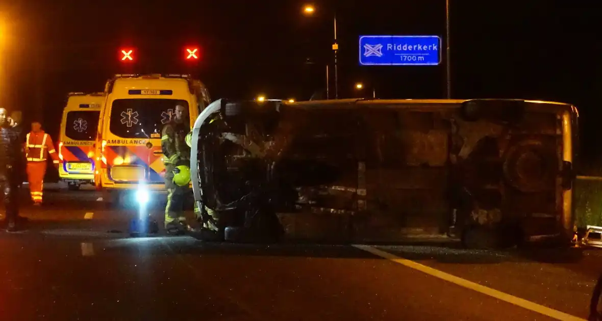 Twee voertuigen betrokken bij zwaar ongeval