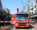 Flinke brand in sportwinkel